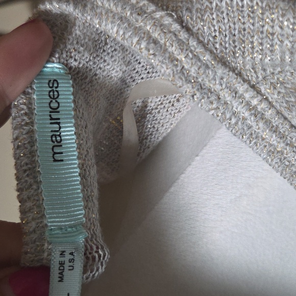 Maurices Metallic‎ Knit Sweater - Picture 3 of 4